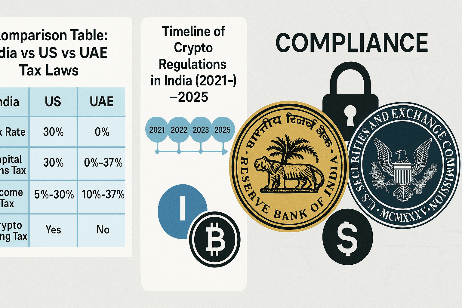 India vs US vs UAE tax laws