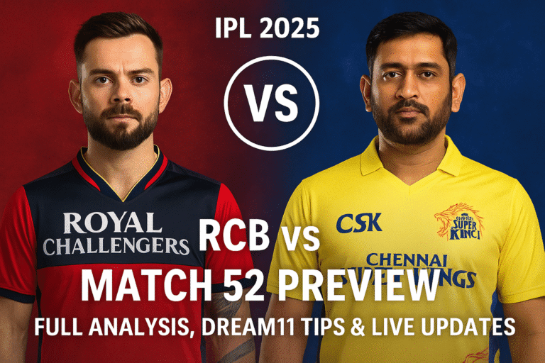 RCB vs CSK IPL 2025
