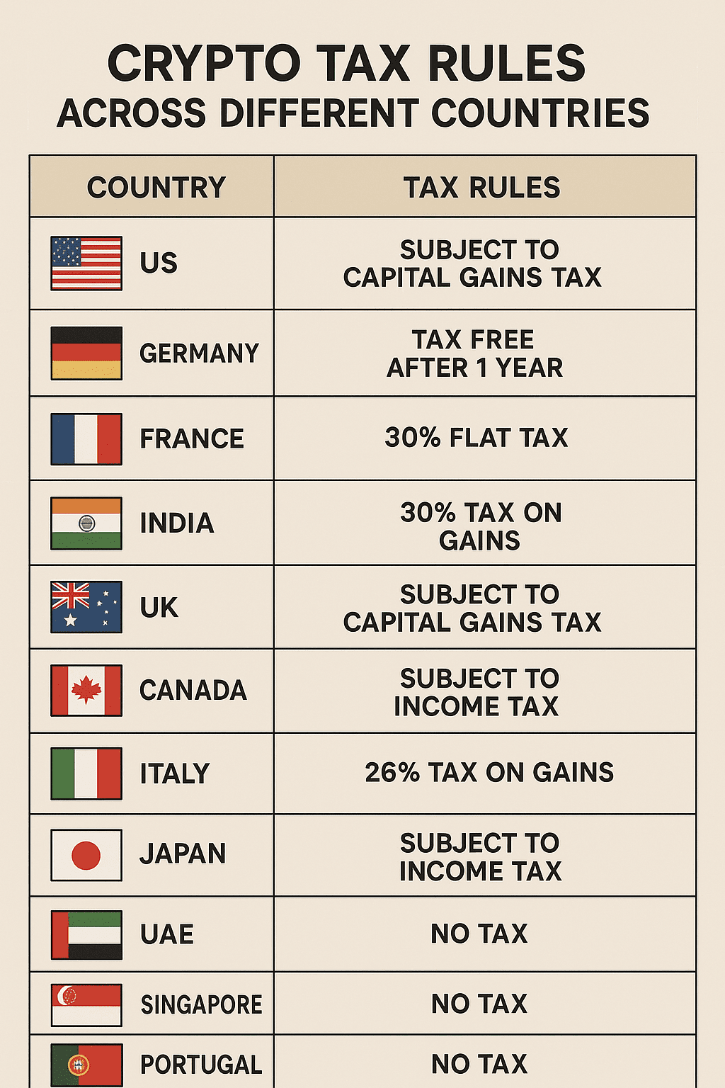 crypto-tax-rules-across-different-countries