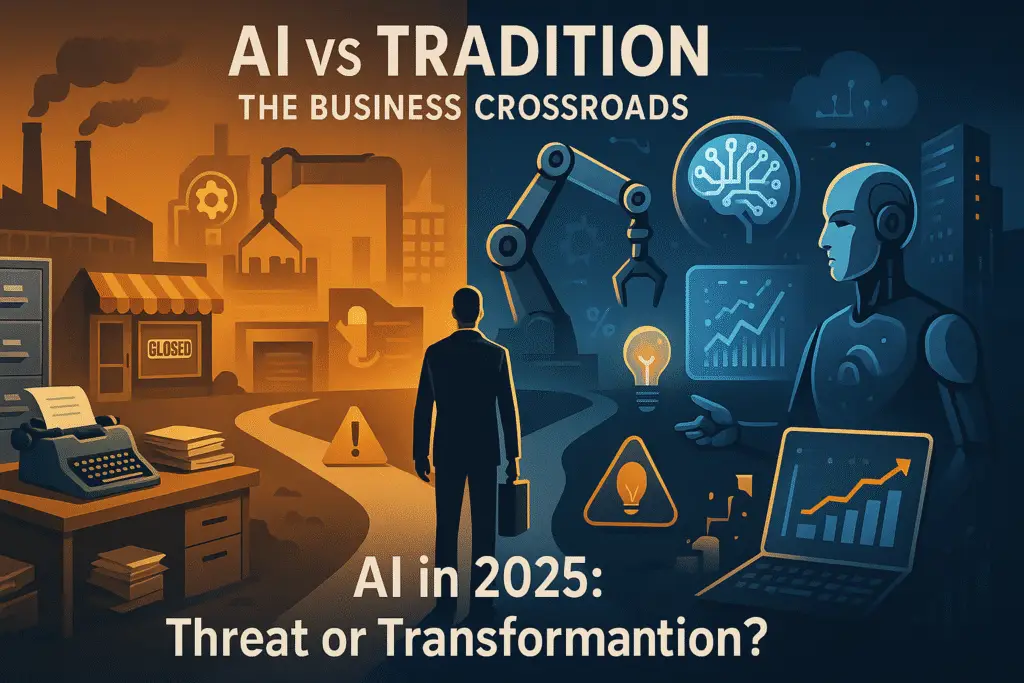 How AI Is Destroy Traditional Businesses in 2025: Opportunities & Challenges 2 traditional businesses